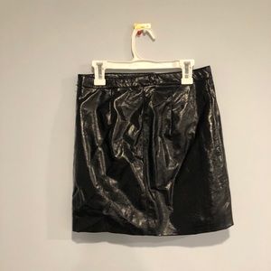 Leather skirt